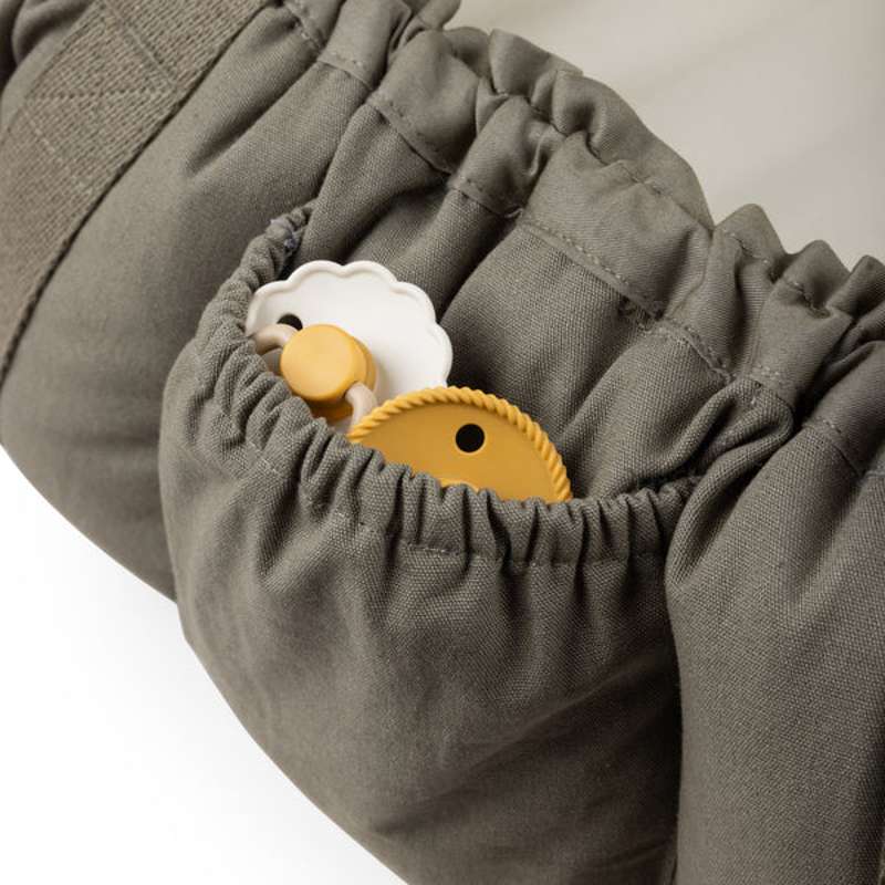 Sebra 3-i-1 Babynest - Dark Olive - Billede 6