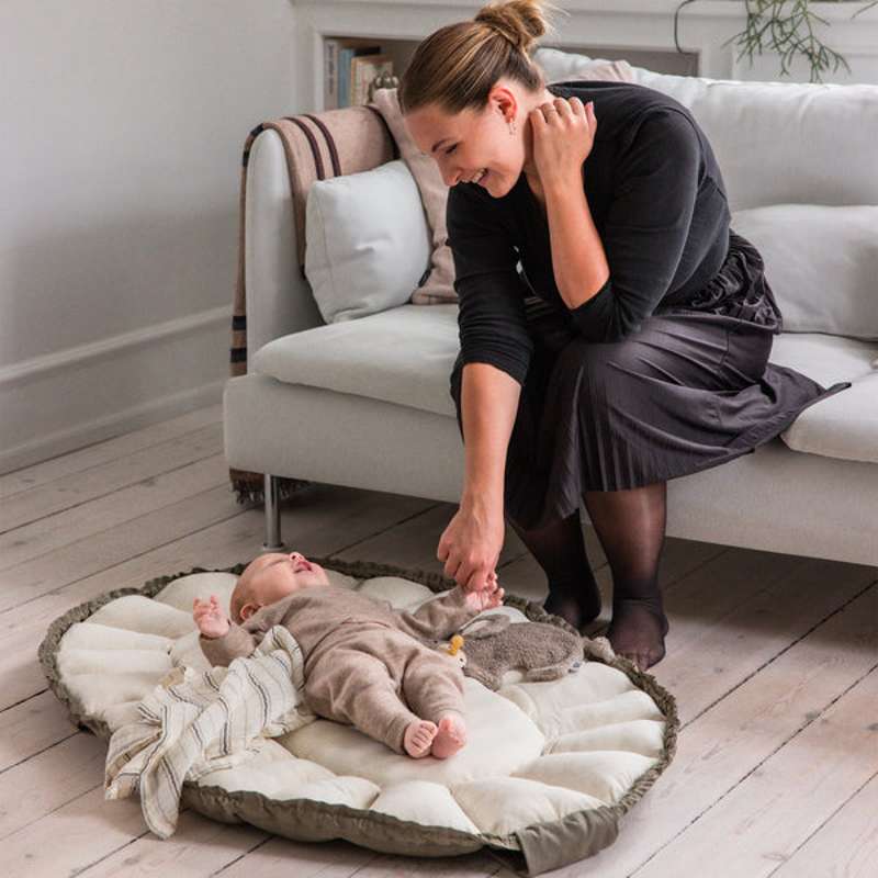 Sebra 3-i-1 Babynest m. Kaleche - Dark Olive - Billede 6