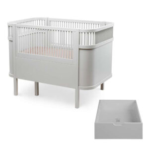 Sebra Sengen - Klassisk - Stone Grey - Bundle 5