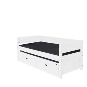 Enkeltseng Luna med skuffer og udtræksseng