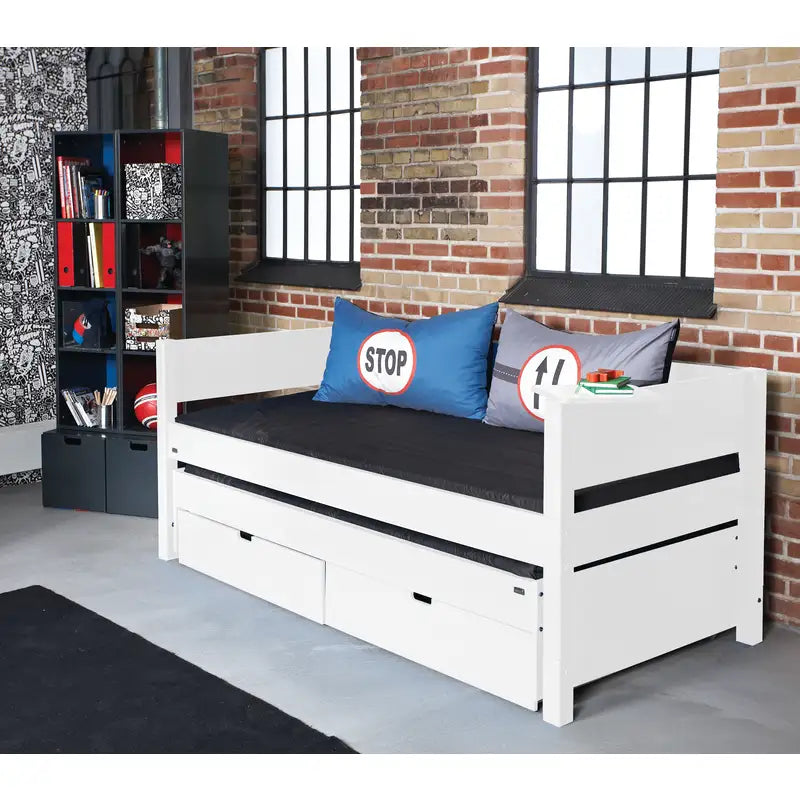 Enkeltseng Luna med skuffer og udtræksseng - Billede 2