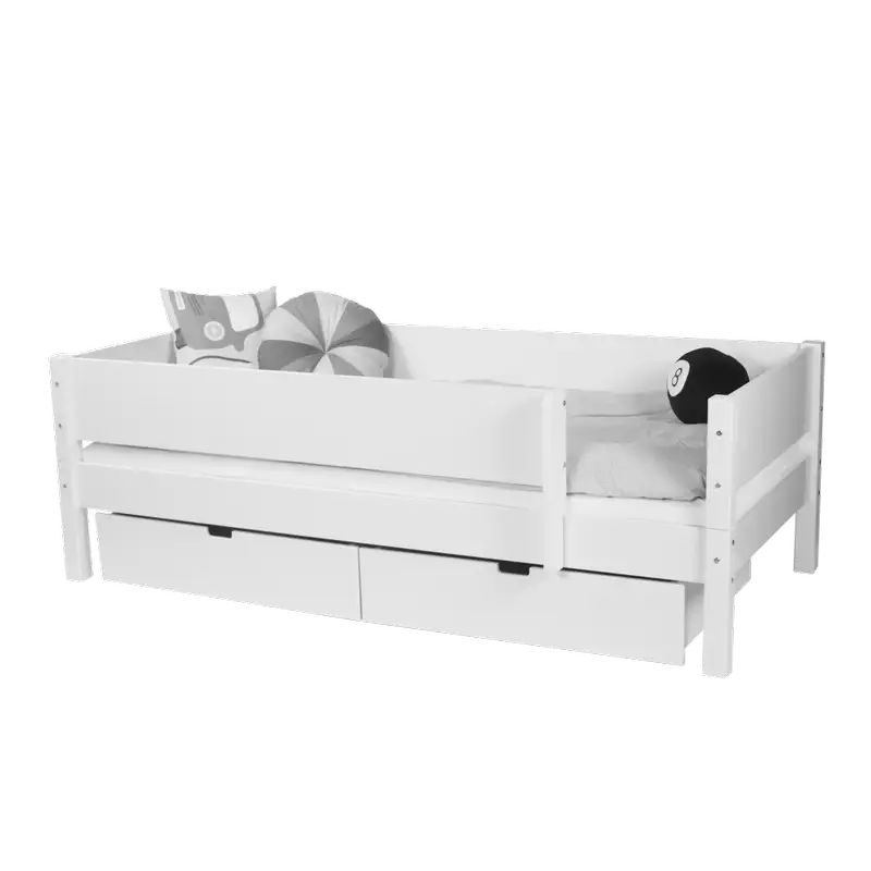 Enkeltseng Mimer med sengehest og skuffer - Billede 2