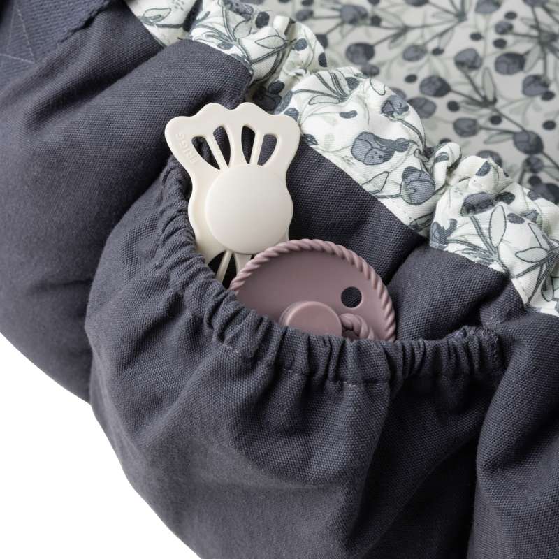 Sebra 3-i-1 Babynest - Blue Olive - Billede 7