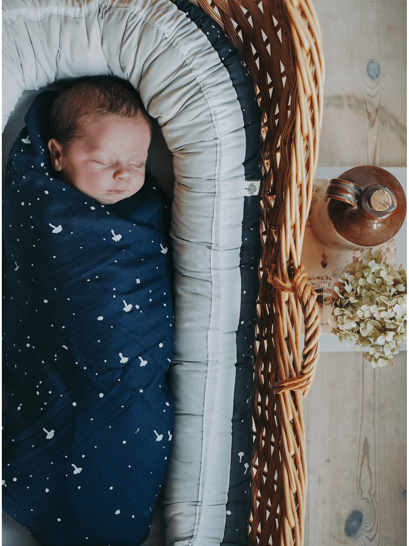 Muslin svøb i GOTS-certificeret økologisk bomuld | (2-pak) | 120 x 120 cm | Born Copenhagen - Billede 9