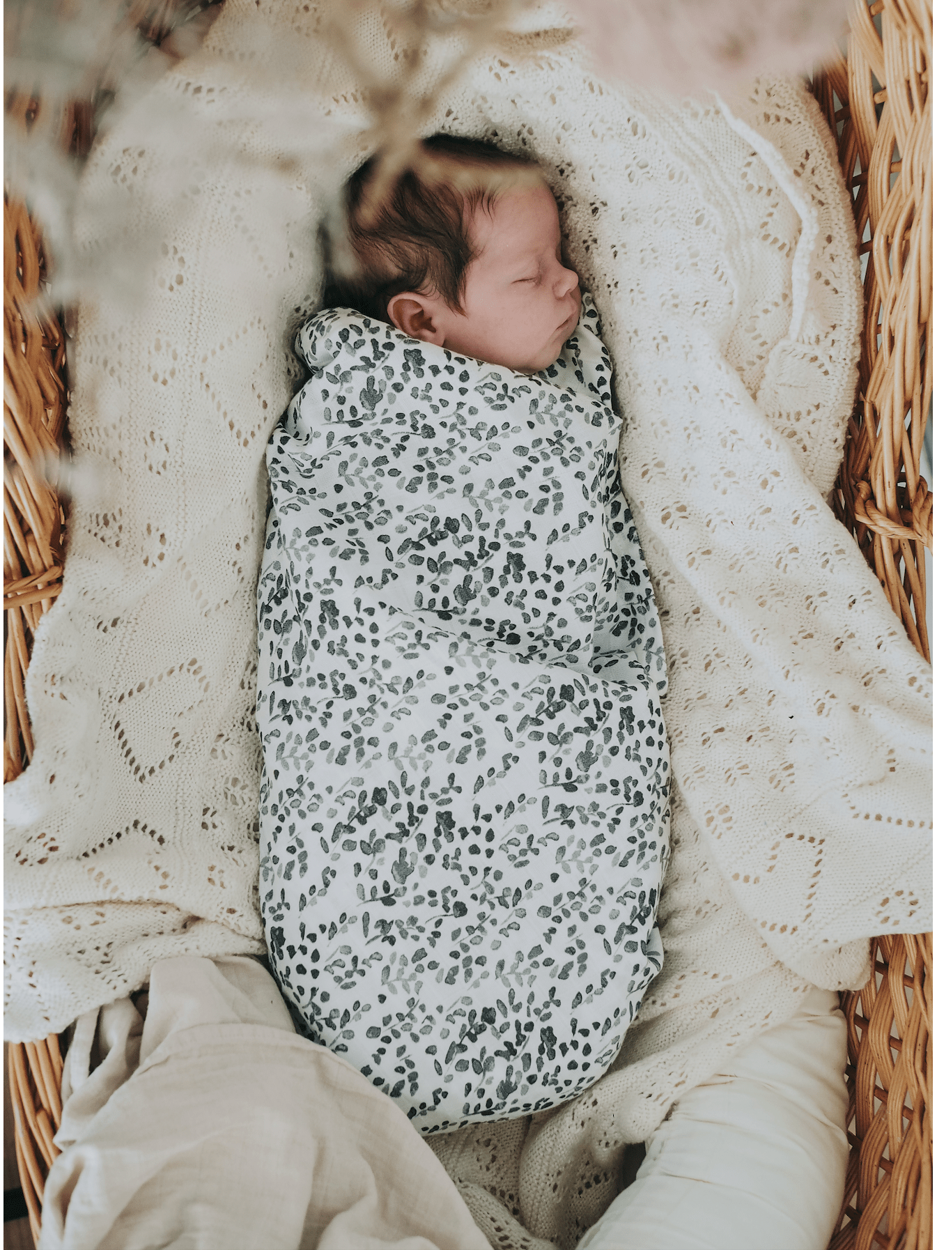 Muslin svøb i GOTS-certificeret økologisk bomuld | (2-pak) | 120 x 120 cm | Born Copenhagen - Billede 2