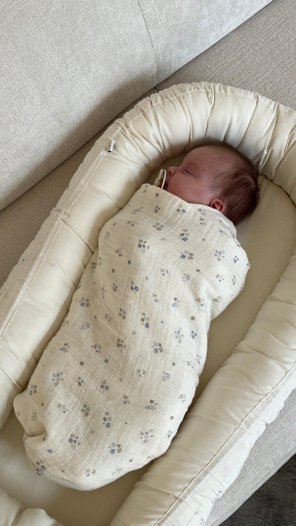 Muslin svøb i GOTS-certificeret økologisk bomuld | (2-pak) | 120 x 120 cm | Born Copenhagen - Billede 8