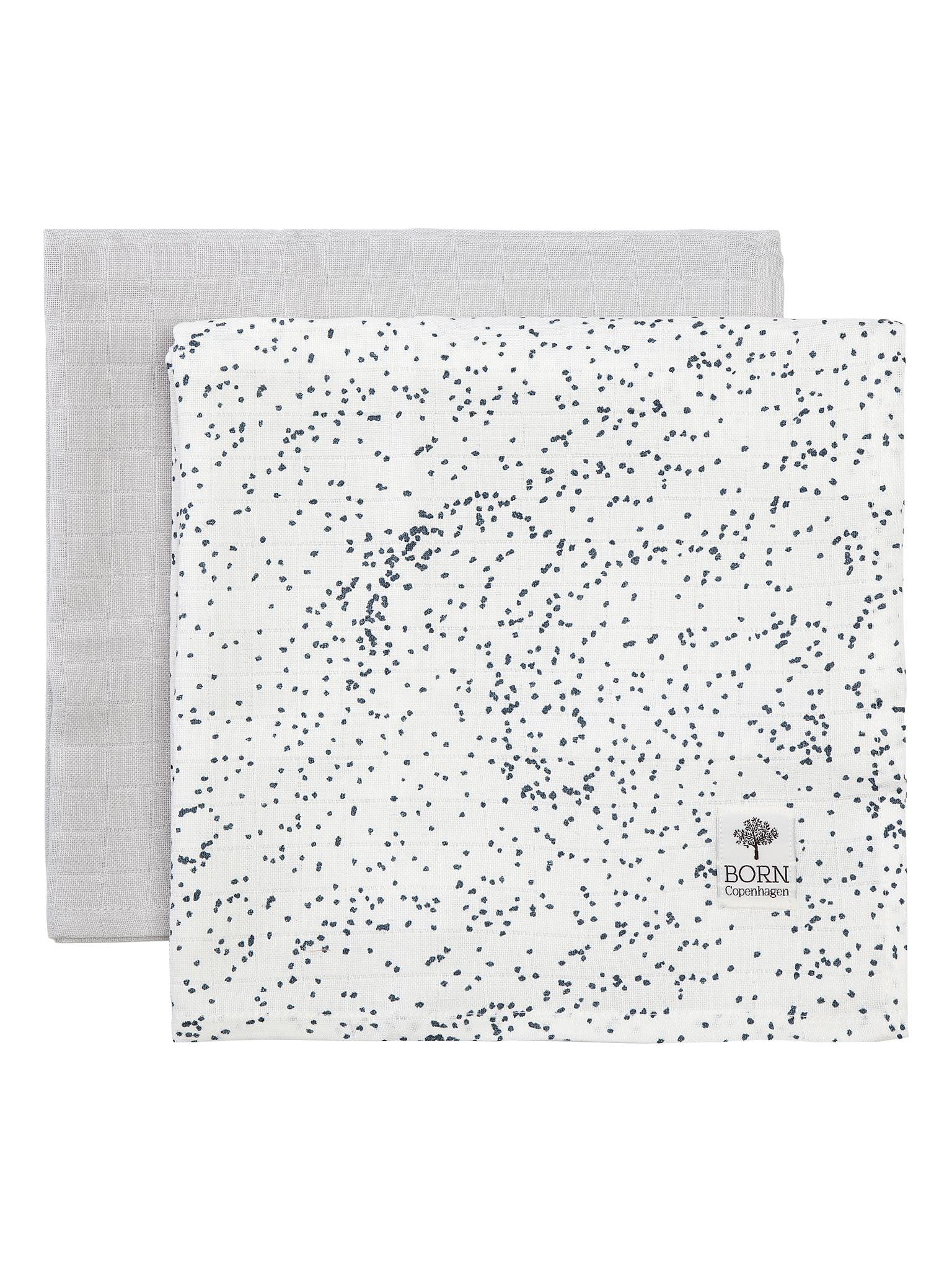 Muslin svøb i GOTS-certificeret økologisk bomuld | (2-pak) | 120 x 120 cm | Born Copenhagen - Billede 13